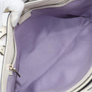 GUCCI Flora Tote Bag PVC White Gold 336776 Auth ep12889-10