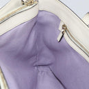 GUCCI Flora Tote Bag PVC White Gold 336776 Auth ep12889-20