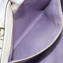 GUCCI Flora Tote Bag PVC White Gold 336776 Auth ep12889-22