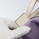 GUCCI Flora Tote Bag PVC White Gold 336776 Auth ep12889-12