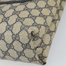 GUCCI GG Supreme Sherry Line Tote Bag PVC Navy Gold 16 002 4487 Auth ep12890-9
