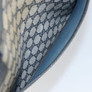 GUCCI GG Supreme Sherry Line Tote Bag PVC Navy Gold 16 002 4487 Auth ep12890-11
