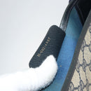 GUCCI GG Supreme Sherry Line Tote Bag PVC Navy Gold 16 002 4487 Auth ep12890-12