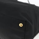 PRADA Tote Bag Nylon 2way Black Gold Auth ep12892-16