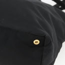 PRADA Tote Bag Nylon 2way Black Gold Auth ep12892-18