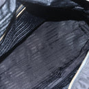 PRADA Tote Bag Nylon 2way Black Gold Auth ep12892-11