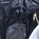 PRADA Tote Bag Nylon 2way Black Gold Auth ep12892-23