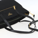 PRADA Tote Bag Nylon 2way Black Gold Auth ep12892-7