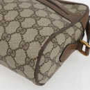 GUCCI GG Supreme Web Sherry Line Bag PVC Beige Gold 68 02 005 Auth ep12895-11