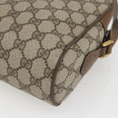 GUCCI GG Supreme Web Sherry Line Bag PVC Beige Gold 68 02 005 Auth ep12895-13