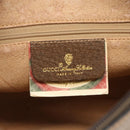 GUCCI GG Supreme Web Sherry Line Bag PVC Beige Gold 68 02 005 Auth ep12895-16