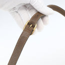 GUCCI GG Supreme Web Sherry Line Bag PVC Beige Gold 68 02 005 Auth ep12895-9