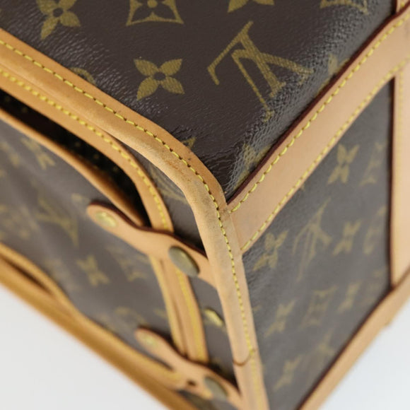 LOUIS VUITTON Monogram Sac Shan 40 Pet Carry M42024 LV Auth ep12896