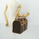 LOUIS VUITTON Monogram Sac Shan 40 Pet Carry M42024 LV Auth ep12896-21