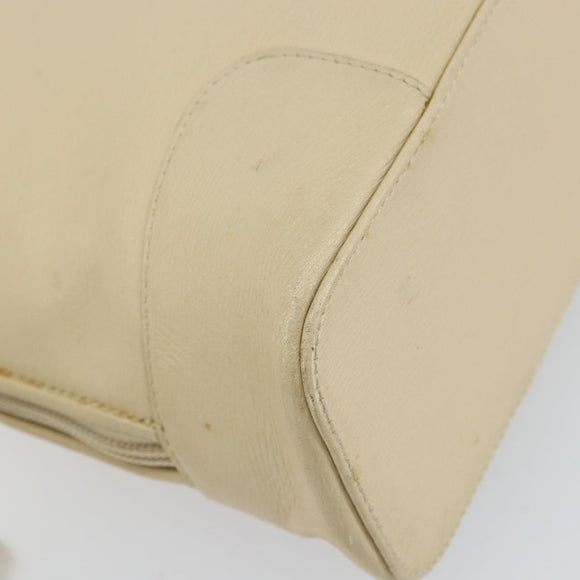 GUCCI Tote Bag Leather Beige 002 1122 2684 Auth ep12902