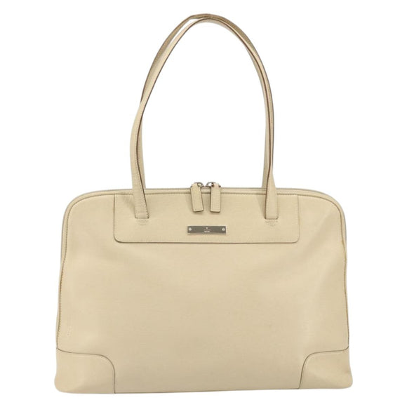 GUCCI Tote Bag Leather Beige 002 1122 2684 Auth ep12902