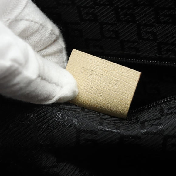 GUCCI Tote Bag Leather Beige 002 1122 2684 Auth ep12902
