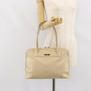 GUCCI Tote Bag Leather Beige 002 1122 2684 Auth ep12902-24