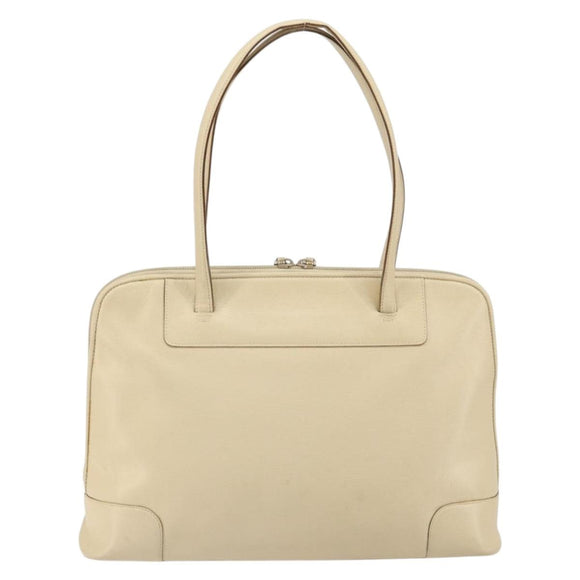 GUCCI Tote Bag Leather Beige 002 1122 2684 Auth ep12902