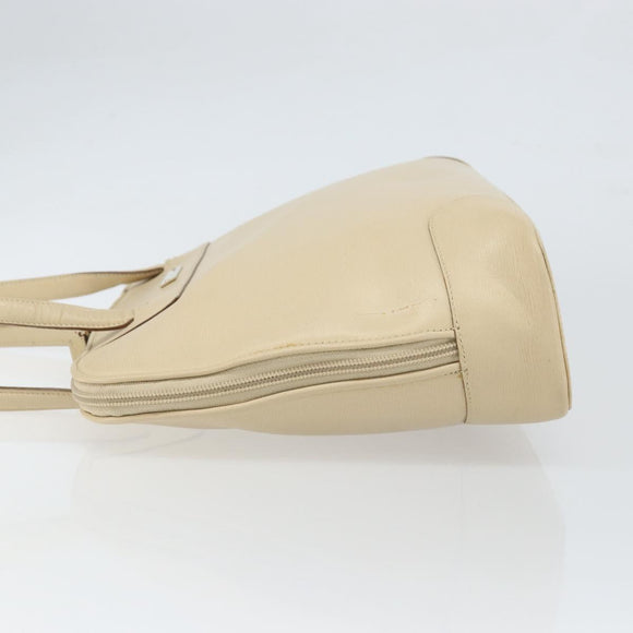 GUCCI Tote Bag Leather Beige 002 1122 2684 Auth ep12902