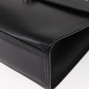 Burberrys Hand Bag Leather 2way Black Silver Auth ep12903-14
