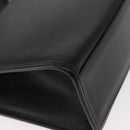 Burberrys Hand Bag Leather 2way Black Silver Auth ep12903-15