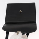 Burberrys Hand Bag Leather 2way Black Silver Auth ep12903-19