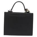 Burberrys Hand Bag Leather 2way Black Silver Auth ep12903-3