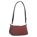 PRADA Shoulder Bag Nylon Red Silver Auth ep12904-1