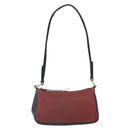 PRADA Shoulder Bag Nylon Red Silver Auth ep12904-2