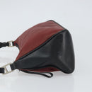 PRADA Shoulder Bag Nylon Red Silver Auth ep12904-5