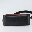 PRADA Shoulder Bag Nylon Red Silver Auth ep12904-9