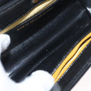 Christian Dior Shoulder Bag Leather Black Gold Auth ep12905-12