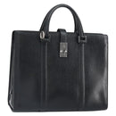 GUCCI Hand Bag Leather Black Silver 114262 Auth ep12908-1