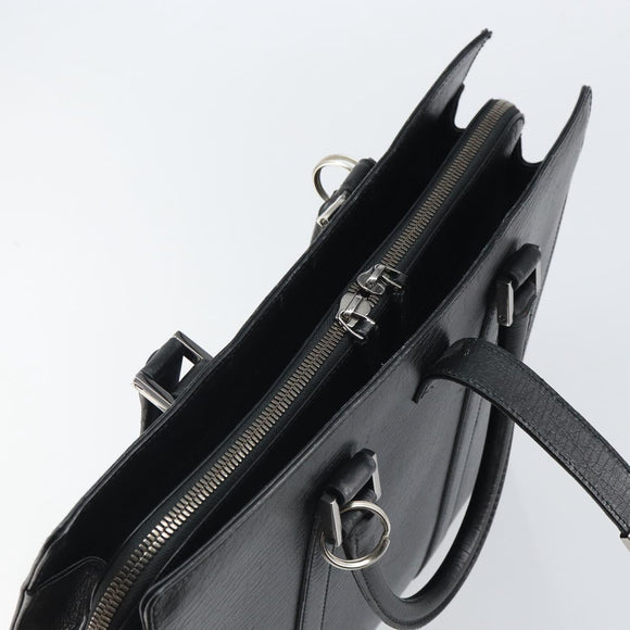 GUCCI Hand Bag Leather Black Silver 114262 Auth ep12908