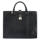 GUCCI Hand Bag Leather Black Silver 114262 Auth ep12908-13
