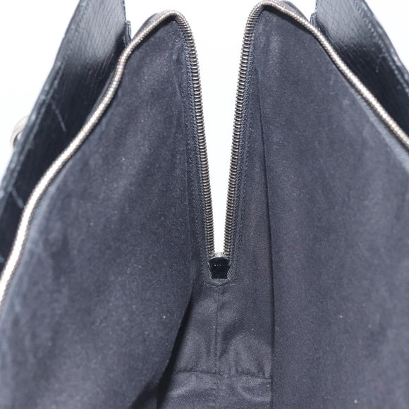 GUCCI Hand Bag Leather Black Silver 114262 Auth ep12908