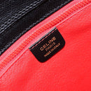 CELINE Tote Bag Leather Black Gold Auth ep12909-18