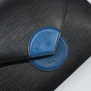 LOUIS VUITTON Epi Osh Shoulder Bag Black Blue M52445 LV Auth ep12912-19