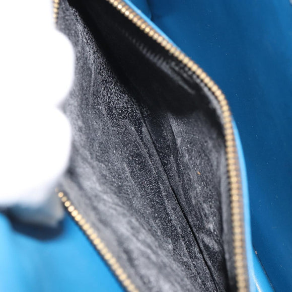 LOUIS VUITTON Epi Osh Shoulder Bag Black Blue M52445 LV Auth ep12912