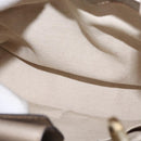 GUCCI Bamboo Hand Bag Leather Silver Gold 336032 Auth ep12914-19