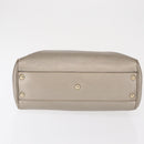 GUCCI Bamboo Hand Bag Leather Silver Gold 336032 Auth ep12914-9
