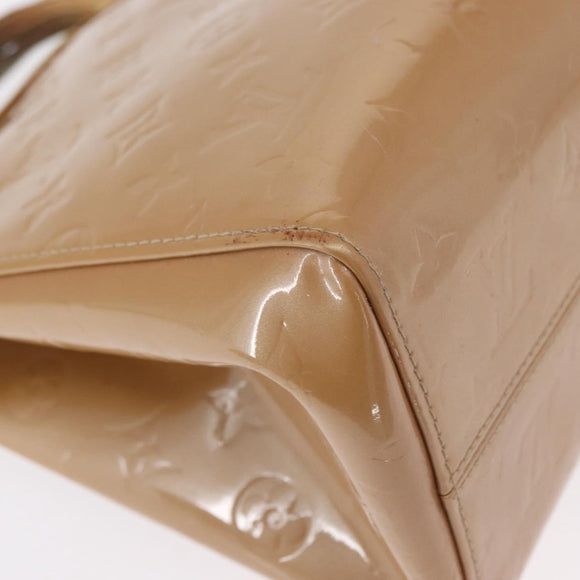 LOUIS VUITTON Monogram Vernis Maple Drive Hand Bag Perle M91376 LV Auth ep12915