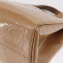 LOUIS VUITTON Monogram Vernis Maple Drive Hand Bag Perle M91376 LV Auth ep12915-17