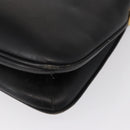 GUCCI Shoulder Bag Leather Black Gold Auth ep12917-17