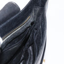 GUCCI Shoulder Bag Leather Black Gold Auth ep12917-20