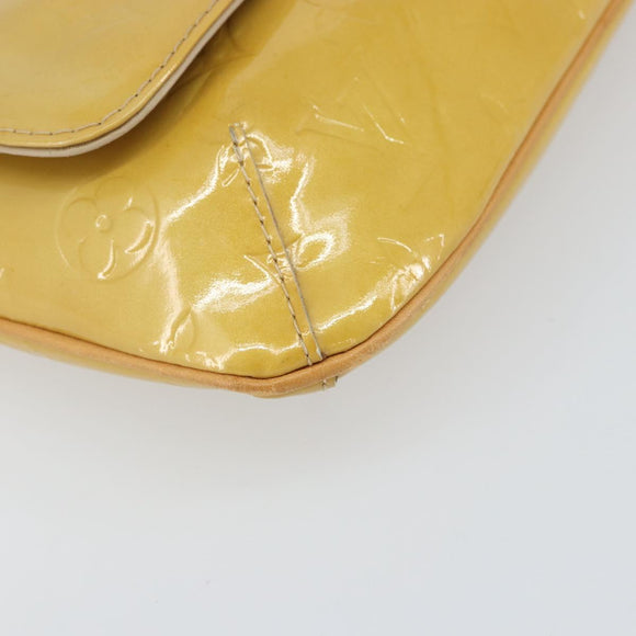 LOUIS VUITTON Monogram Vernis Thompson Street Bag Beige M91301 LV Auth ep12921
