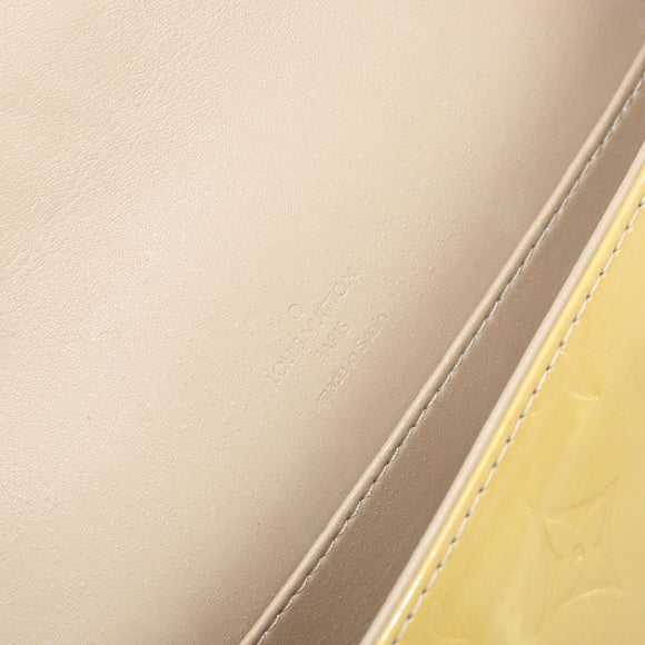 LOUIS VUITTON Monogram Vernis Thompson Street Bag Beige M91301 LV Auth ep12921