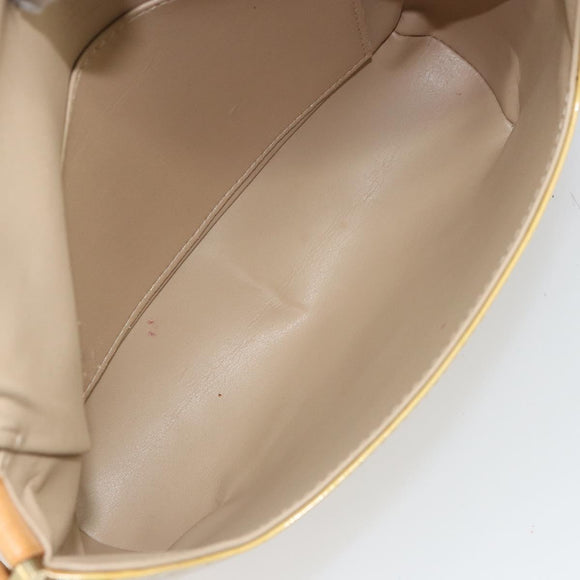 LOUIS VUITTON Monogram Vernis Thompson Street Bag Beige M91301 LV Auth ep12921