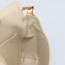 LOUIS VUITTON Monogram Vernis Thompson Street Bag Beige M91301 LV Auth ep12921-19